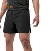 Herren-Shorts, einfarbiges Design, elastischer Bund, Kordelzug, lässige Shorts, doppellagig, schnelltrocknend, atmungsaktiv