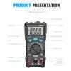 Digital Multimeter 6000 Counts NCV Function AC/for DC Voltage Resistance Meter Tester Capacitance Diodes Data Hold Funct