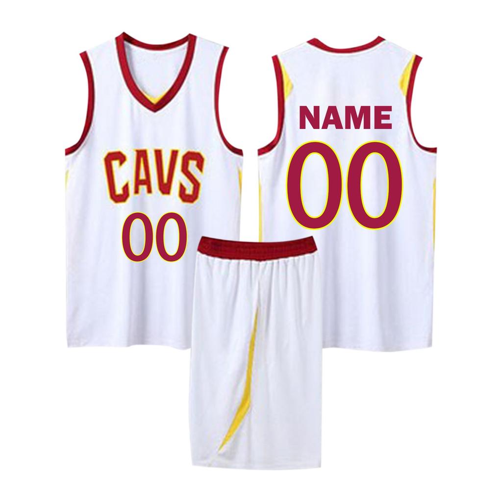 Basketball Name/NummerBenutzerdefinierte Kleidung Kinder Basketballanzug Klassische Oberteile + Hosen Basketballtrikots Anzug Set