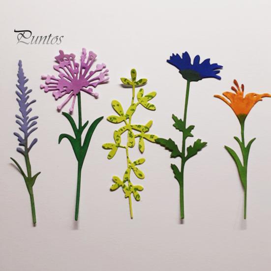 Blomma Löv Metall Cutting Dies DIY Scrapbook Paper Cards Fotodekor Stencil