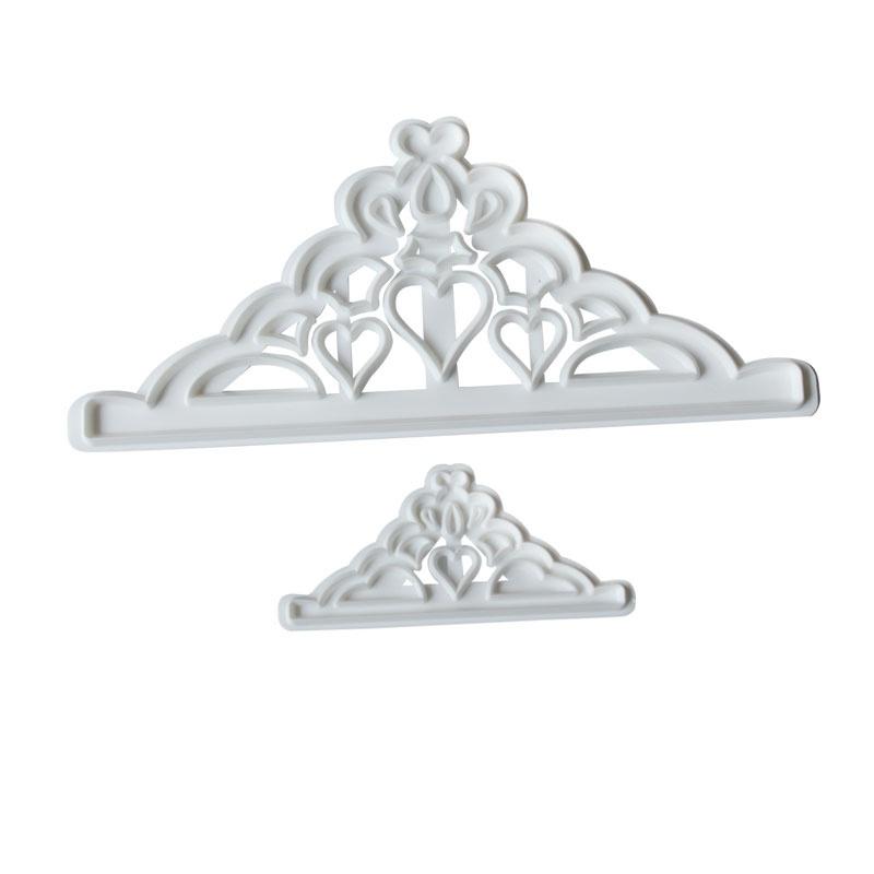 Crown Plastic Fondant Cutter Cake Mold Fondant Mold Fondant Cake Decorating Craft Bakeware