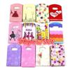 New 50 Pcs Pretty Mixed Pattern Plastic Gift Bag Shopping Bag Packaging Box Wedding Gift Box for