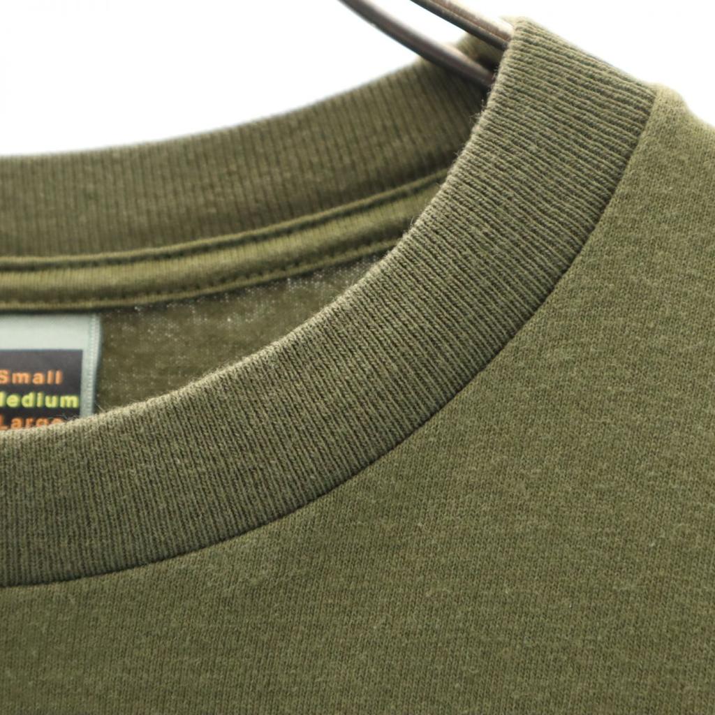 Bape Made In Japan Print Short Sleeve T-shirt M Green A BATHING APE Men's Used