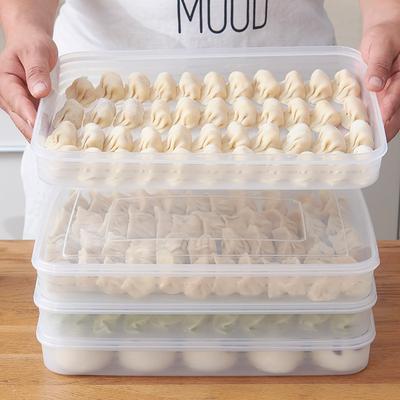 Küchen Knödelbehälter Zuhause Transparent Gefrierknödelbox Kühlschrank Frischhaltebox Lebensmittel Gefrierschrank Aufbewahrungsbox Mx907951