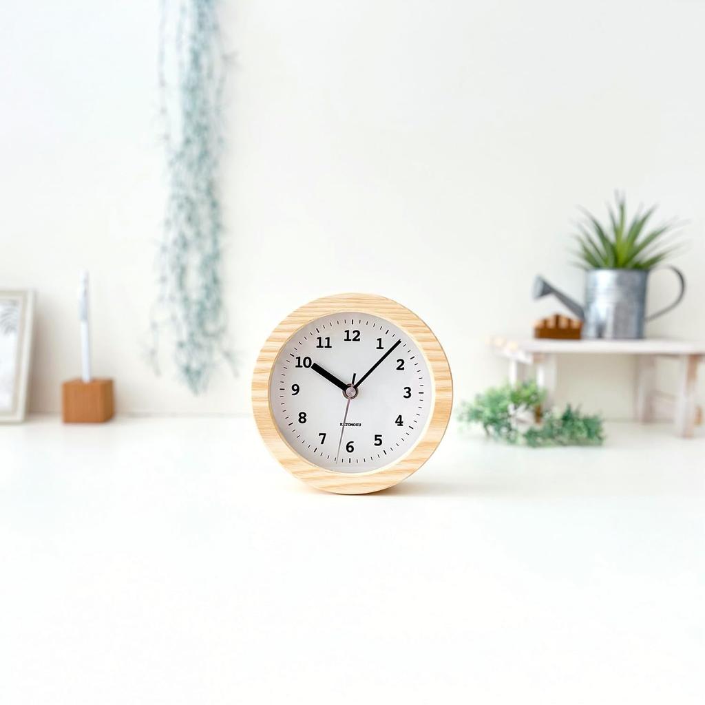 KATOMOKU Orologio a doppio uso 5 orologio radio controllato naturalmente lancetta dei secondi continua km-112NARC