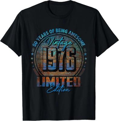 Vintage 1976 Limited Edition Shirt 50 Year Old 50th Birthday T-Shirt