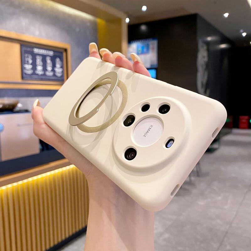 Fumade Liquid Silicone Full-Wrap Kickstand Shockproof Phone Case for Huawei Mate60