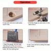 35Mm Woodworking Punching Aid with Hinge Positioner and Limit Frame for Fast and Precise Drilling Installation for Cabinet Doors