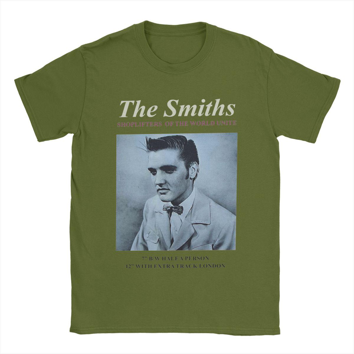 

Men T-Shirt The Smiths Music Band Amazing 100% Cotton Tee Shirt Short Sleeve T Shirt Crew Neck Clothes Birthday Present L