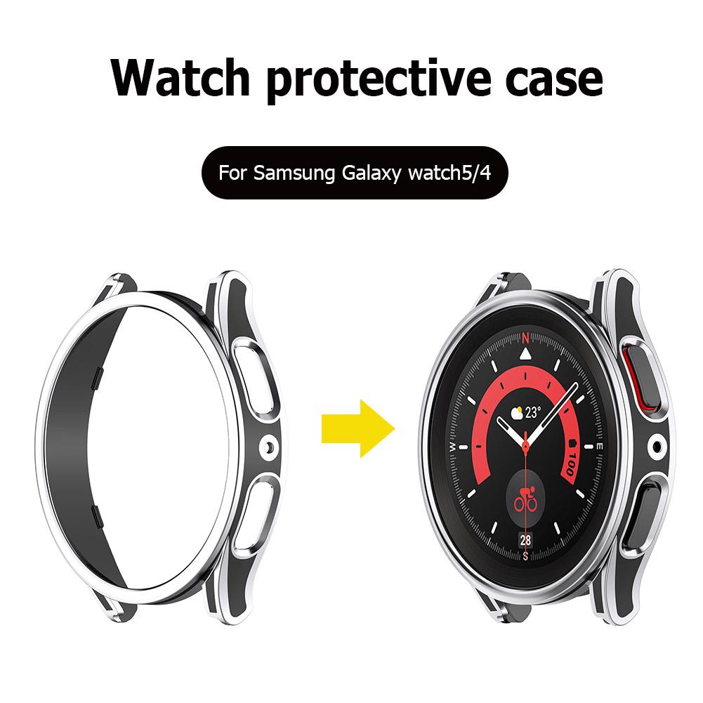 Cover for Samsung Galaxy Watch 5 Pro 45mm PC Protective Bumper Screen Protector for Galaxy Watch 4/5 40mm 44mm Protector Case