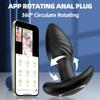 APP-Steuerung Analvibrator Rotation Butt Plug Männer Prostatamassager Stimulator Weiblicher Masturbator Erwachsene Sexspielzeug für Frauen Homosexuell