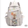 3 Piece School Backpack Set for Students Large Capacity Oxford Cloth Schoolbag with Shoulder Strap and Pencil Case