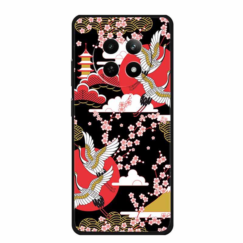 Embossed Textured Colored Soft Case for Realme 12 5G Phone