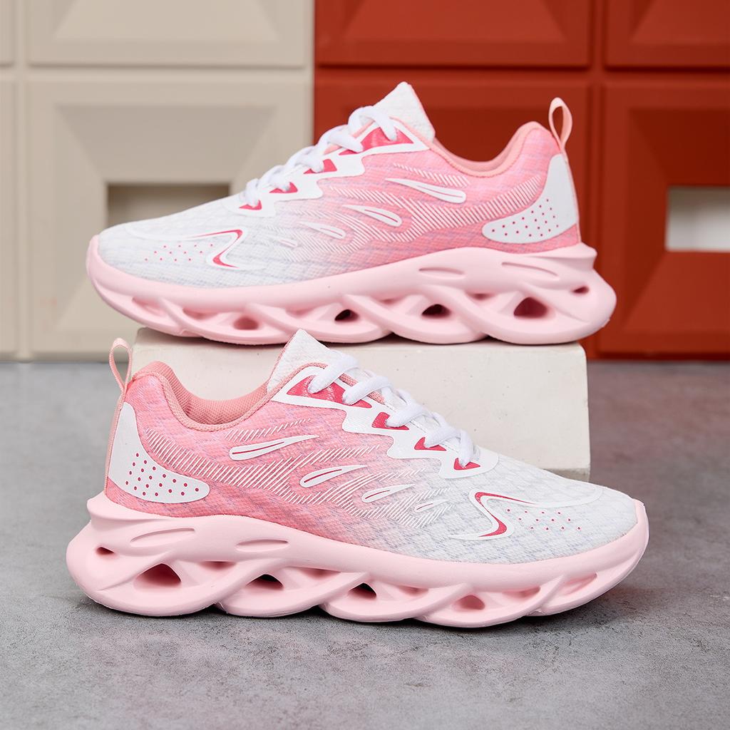Spring and summer new versatile sports shoes breathable shoes sports shoes casual shoes women's flying woven women's shoes