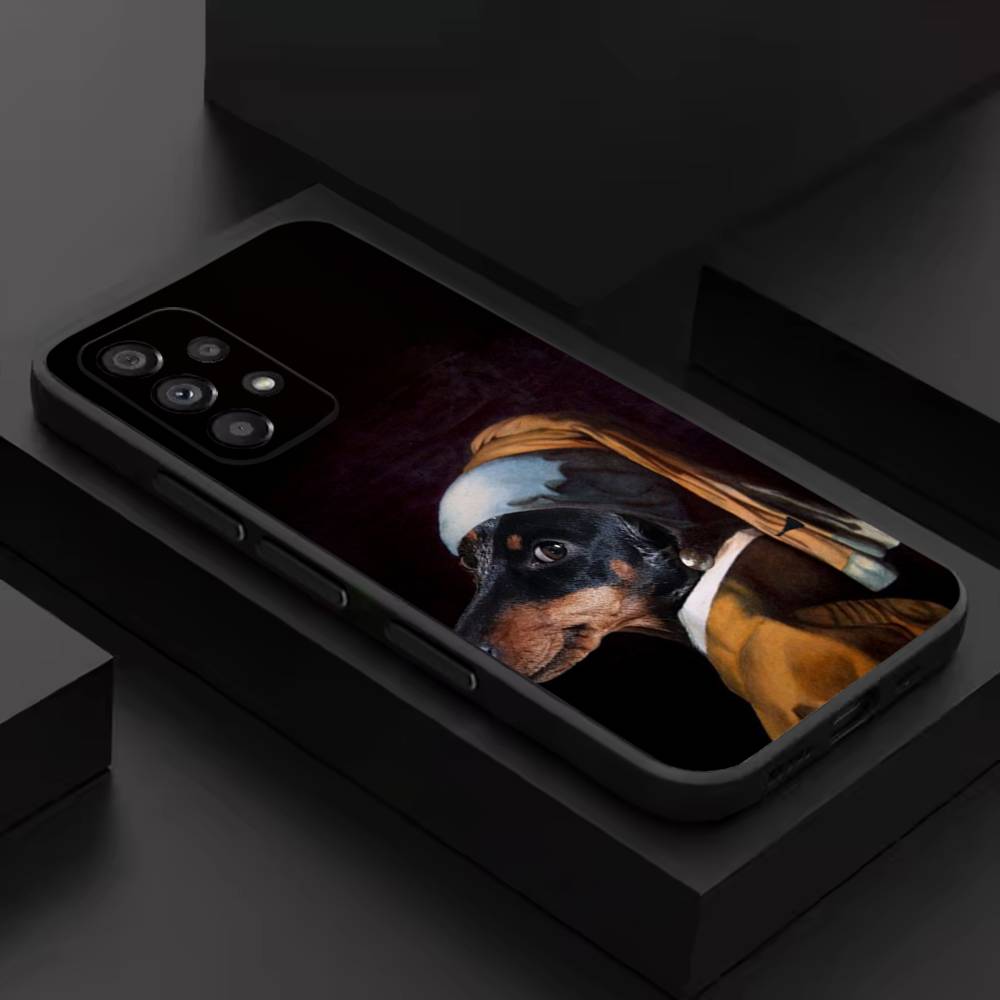 Cute Dachshund Funny For Samsung S 26,25,24,23,22,30,21,10,9,Ultra,Plus,Lite,FE,4,5G Phone Case Black Soft Case
