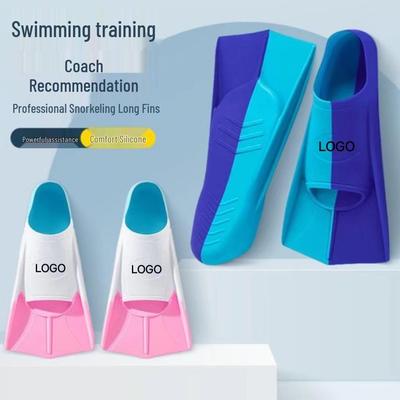 Aletas de Silicona de Patito Amarillo para Natación para Niños y Adultos - Aletas Cortas de Estilo Libre para Entrenamiento Profesional y Buceo.