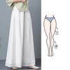 Women's Chiffon Wide-Leg Dance Pants: Loose Spring/Summer Hanfu-Inspired Tea Ceremony Leggings