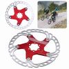 20300CMm Floating Disc Six     Mountain Bike Brake Disc Cycling Accessory(blacksilver )