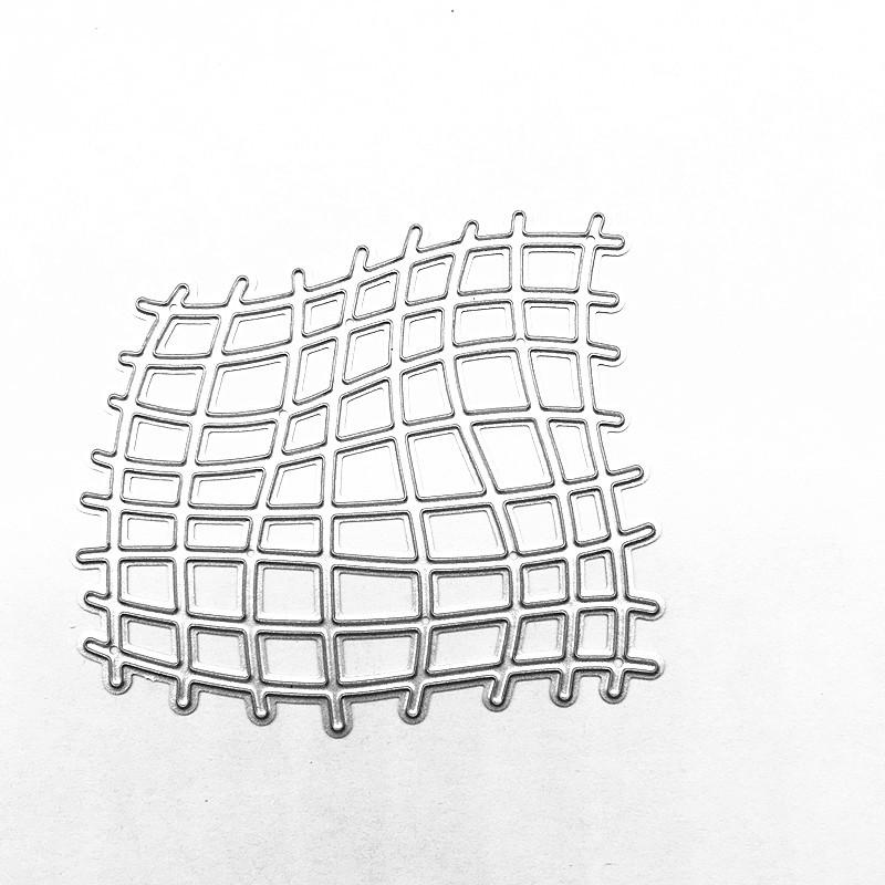 

Плетеные ажурные металлические режущие штампы для скрапбукинга, тиснение, трафареты для изготовления карт, ремесленный декор серебряный
