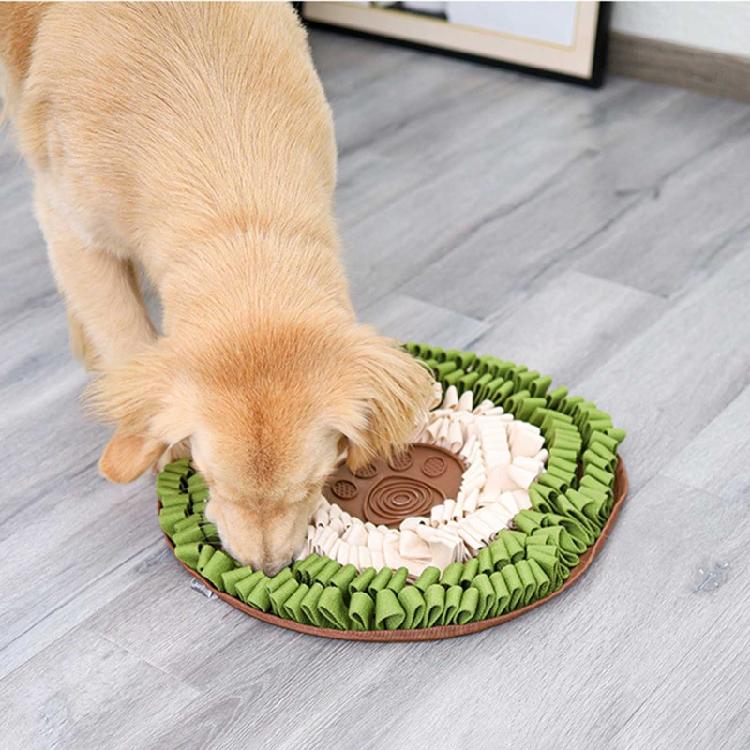 Dog Snuffle Mat Interactive Puzzle Feeder Toys for Rabbit Puppy 19 x 19 Inches