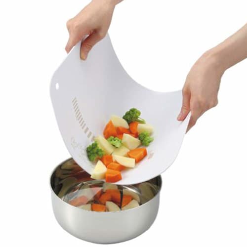 KAI Soft Cutting Board (Large) Antibacterial White Made In Japan AP5018