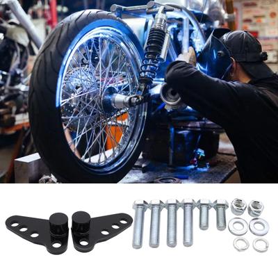 Hinten einstellbarer Tieferlegungssatz 1-3 Zoll, kompatibel mit 2002-2016 Harley-Davidson Street Electra Glide Road King Touring Bikes