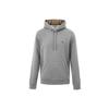 Burberry SS21 Solid Color Fleece Lined Hood Sweatshirt Men's Gray 80362841