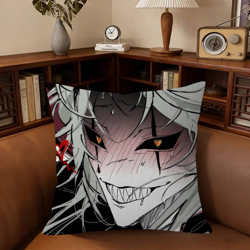 Anime The Freak Circus Pierrot Pillow Cushion Cover Pillowcase Living Room Sofa Home Decor