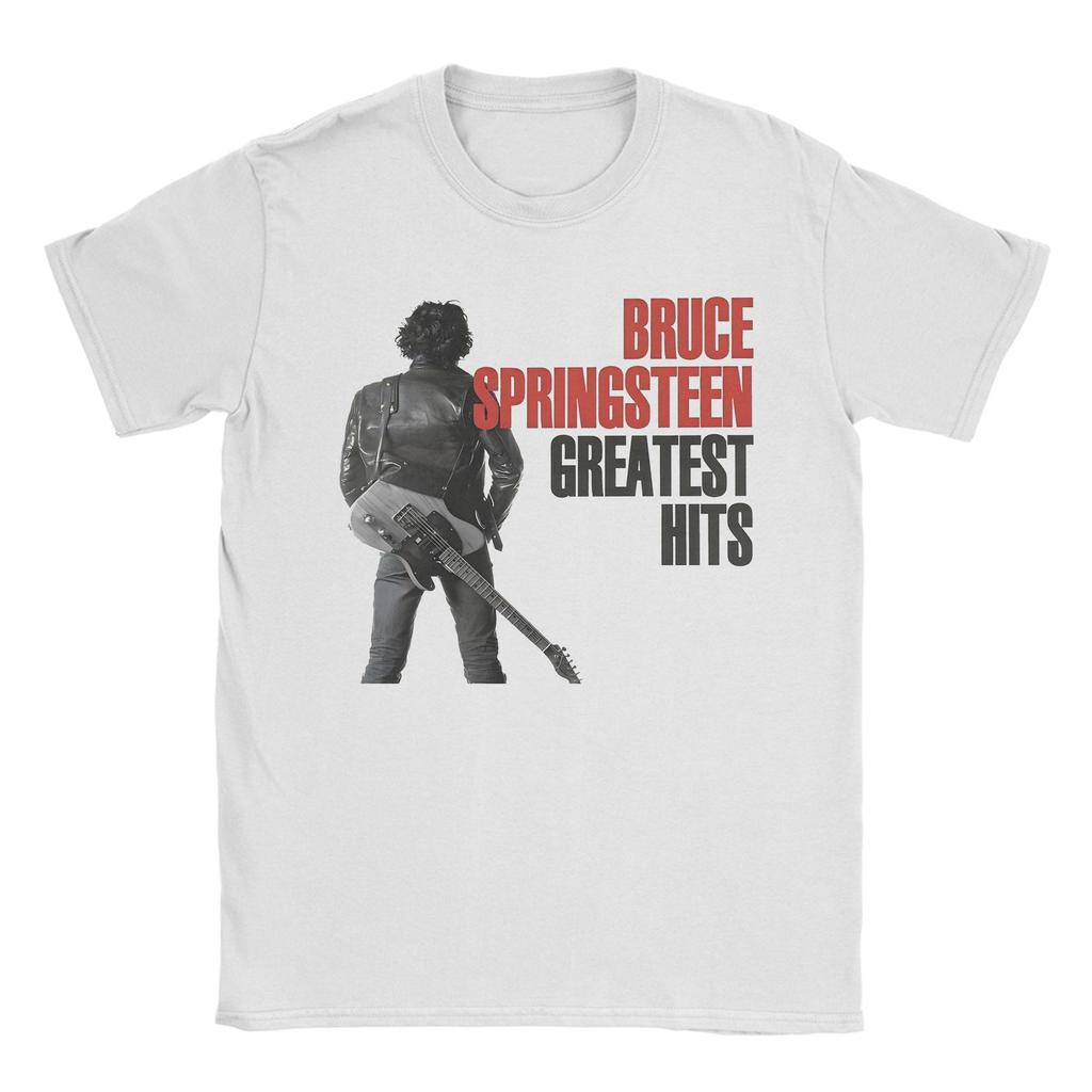 Men T-Shirt Bruce Springsteens Amazing 100% Cotton Tees Short Sleeve  T Shirts Round Collar Clothing 4XL 5XL 6XL
