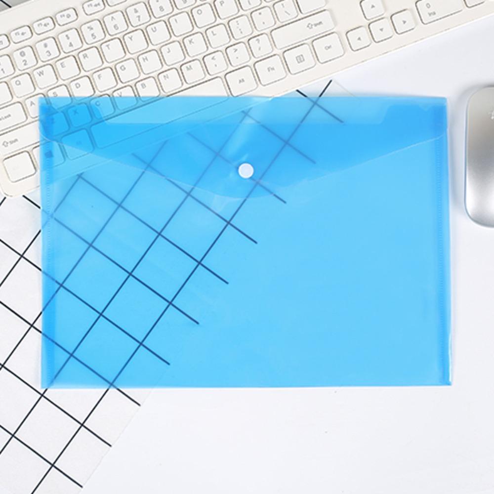1Pcs Transparent Document Files Folders Envelope Popper Wallets  for School Office Home