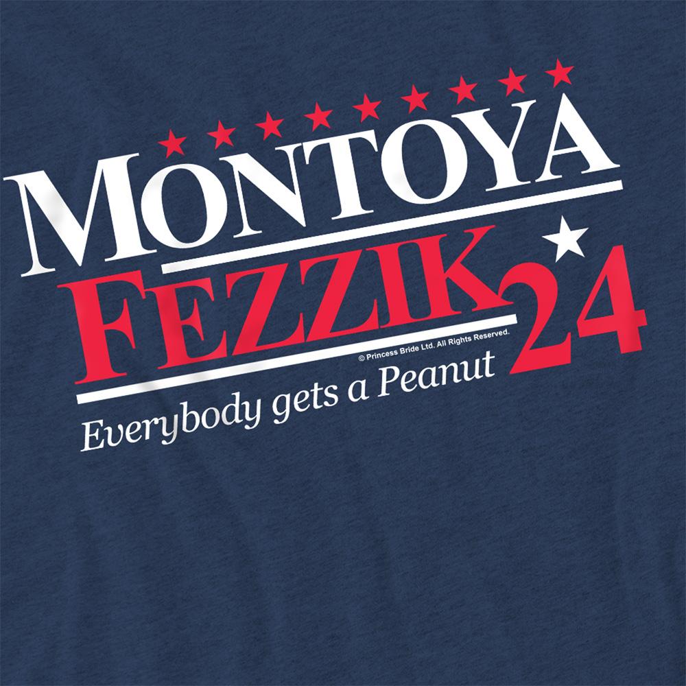 The Princess Bride Unisex Adult Montoya And Fezzik For President 24 T-Shirt