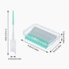 Interdental Silicone Brushes 20 Units Dental Toothpicks Brush Between Teeth Silicone Toothpicks With Thread Oral Cleaning Tools