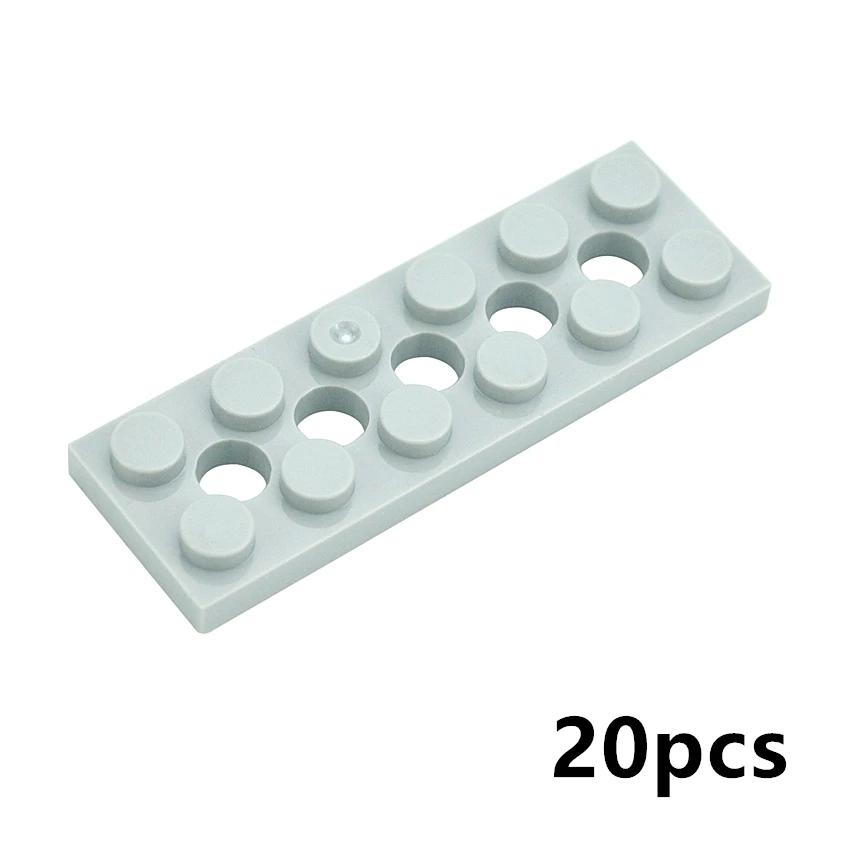 MOC Building Block Holes Thin Thick 1x1 1X2 1x3 Assembles Particles Brick Basic Accessories Toy Compatible 32001 43857 6541