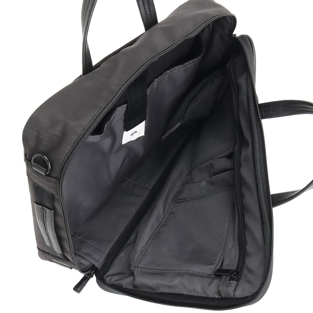 Ace Gene CombiLite 2 Business Backpack, No. 68455, fits 14.0-inch PCs, fits B4 size documents, and is stain-resistant and water-repellent. Also