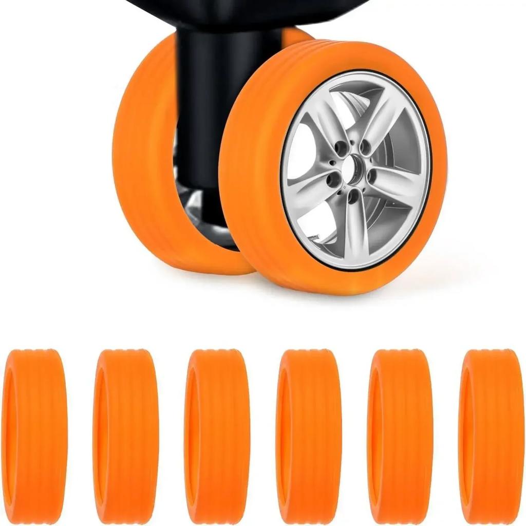 Silicone Luggage Wheel Protector Cover  Wheel Covers for Your Suitcases or Office Chair Caster Wheels Durable and Reduce Noise