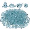 10/20 Pezzi Mini Figure di Foche Luminescenti al Buio, Miniature di Animali Marini in Resina, 4 Stili per Artigianato Fai-da-Te Forniture per Decorazione Casa