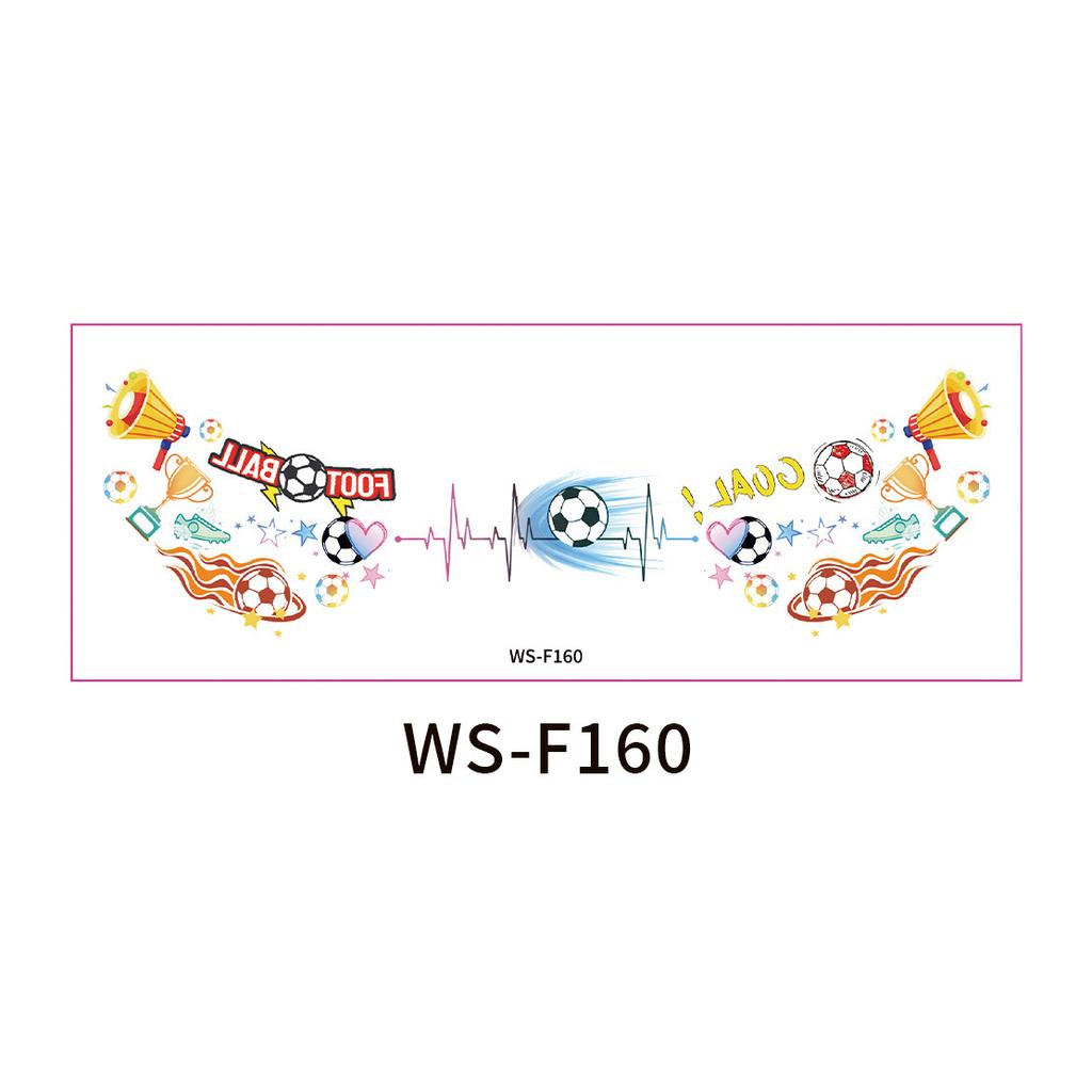 2026 World Cup Theme Football Makeup Face Stickers World Cup Fan Cheer Stickers Event Tattoo Stickers