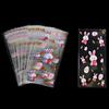 100 PCS Cellophane Party Bags Treat Candy Bag for Festival Party Favor Gift