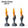 1-3PCS LED Skull Hand Candle Light Battery Operated Flame Effect HalloweenGothic Decoration for Haunted HouseTable Hanging Decor