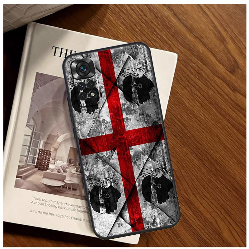

Flag of Sardinia Case For Xiaomi Redmi Note 14 13 9 10 11 12 15 Pro Plus Cover For Redmi 15 C 13C 12C 10C 14C Redmi Note 14 Pro 5G