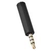 3.5mm OMTP to CTIA Conversion Earphone Adapter for Earphone Black (3PCS)