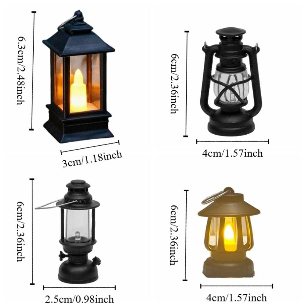 Creative LED Electronic Candle Light Flameless Outdoor Hanging Small Lanterns  Party Supplies