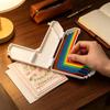 DYS Paper Art Alignment Guide with Color Labels And Size Markings, 1/16 to 1/2 Inch 7 Spacers for Card Making, Scrapbooking DIY Crafts Storage Case