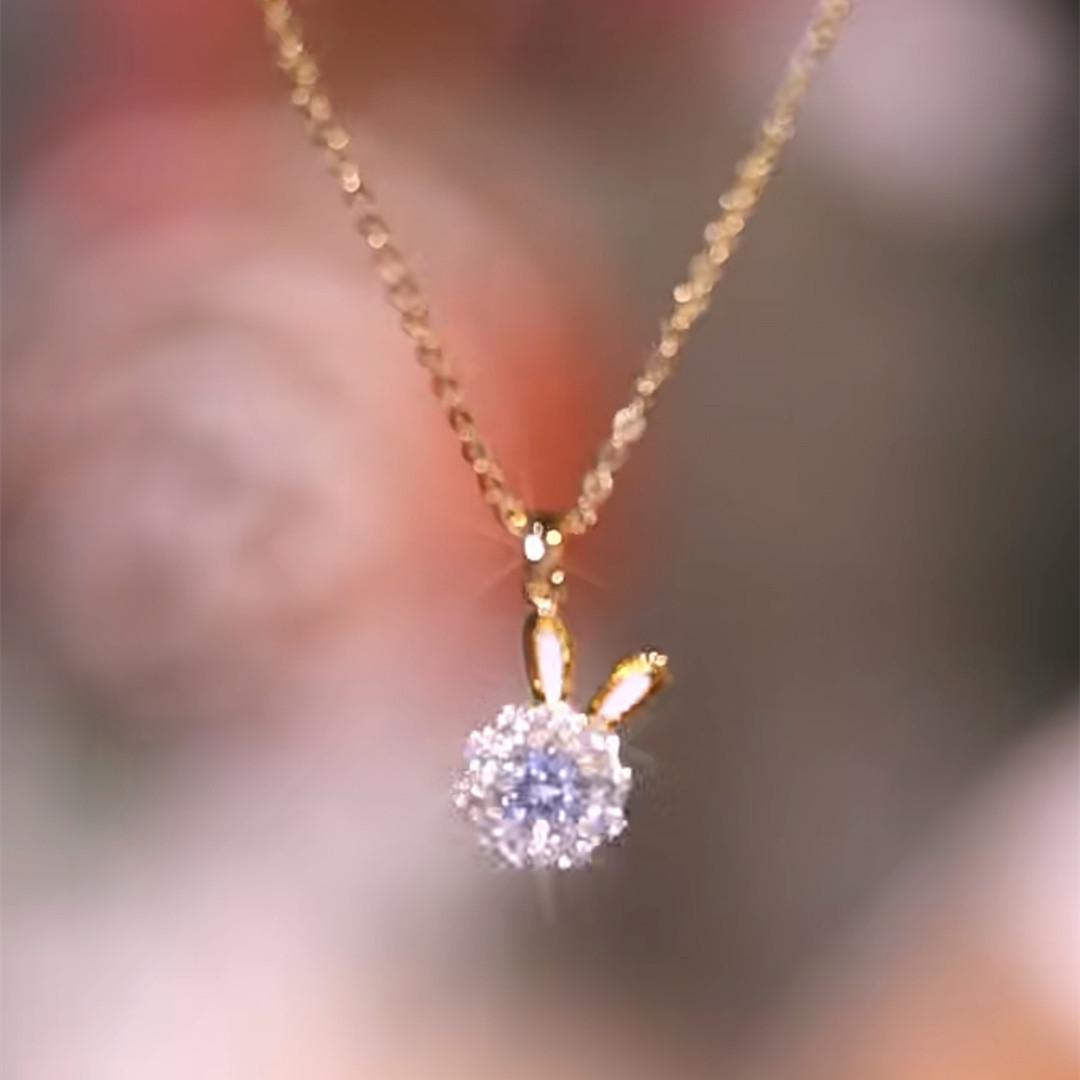 

Вращающиеся серьги «Маленький кролик»: Милый осенне-зимний стиль