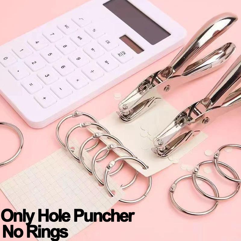 3/6mm Handhold Single Hole Punch For Scrapbooking Earring Necklace Cards School Stationery Office Supplies Metal Puncher Tool