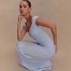 Backless Lace-Up Cutout Slim-Fit Dress New Style Ins Dress