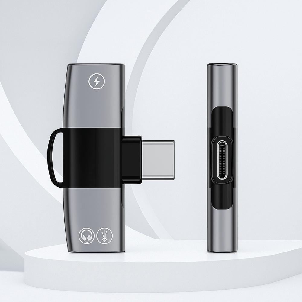 Converter OTG 2 in 1 Adapter Fast Charging Type C 2-in-1 Multifunctional Adapter  U Disk
