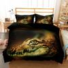 Bedding Alligators Double Bed Duvet Set Bedroom Set Home Textile Bad Cover Set Double Jogo De Cama Duvetcover 2pcs Pillowcase