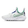 Pantofi sport Flex Runner 2 GS, alb, verde stadion, pentru copii, Summit-alb, platină pură, albastru regal adânc, DJ6038-102