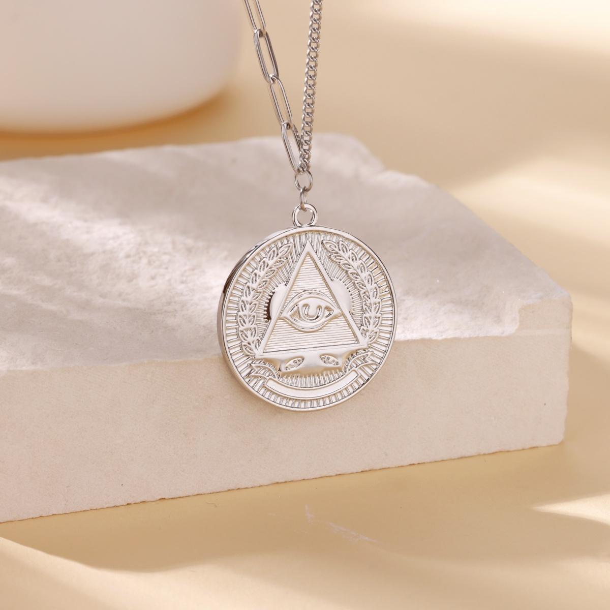 

Ожерелье с подвеской в виде солнца из нержавеющей стали для женщин, модное колье-цепочка с цирконом золотого цвета, трендовые эстетичные украшения в подарок